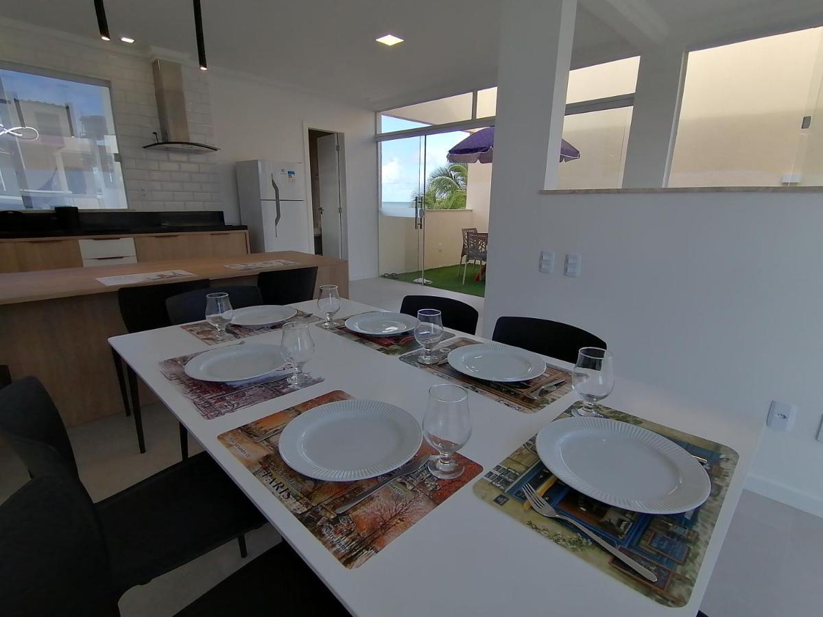 Triplex pé na areia com 3 suítes próximo Salvador Lauro de Freitas Esterno foto