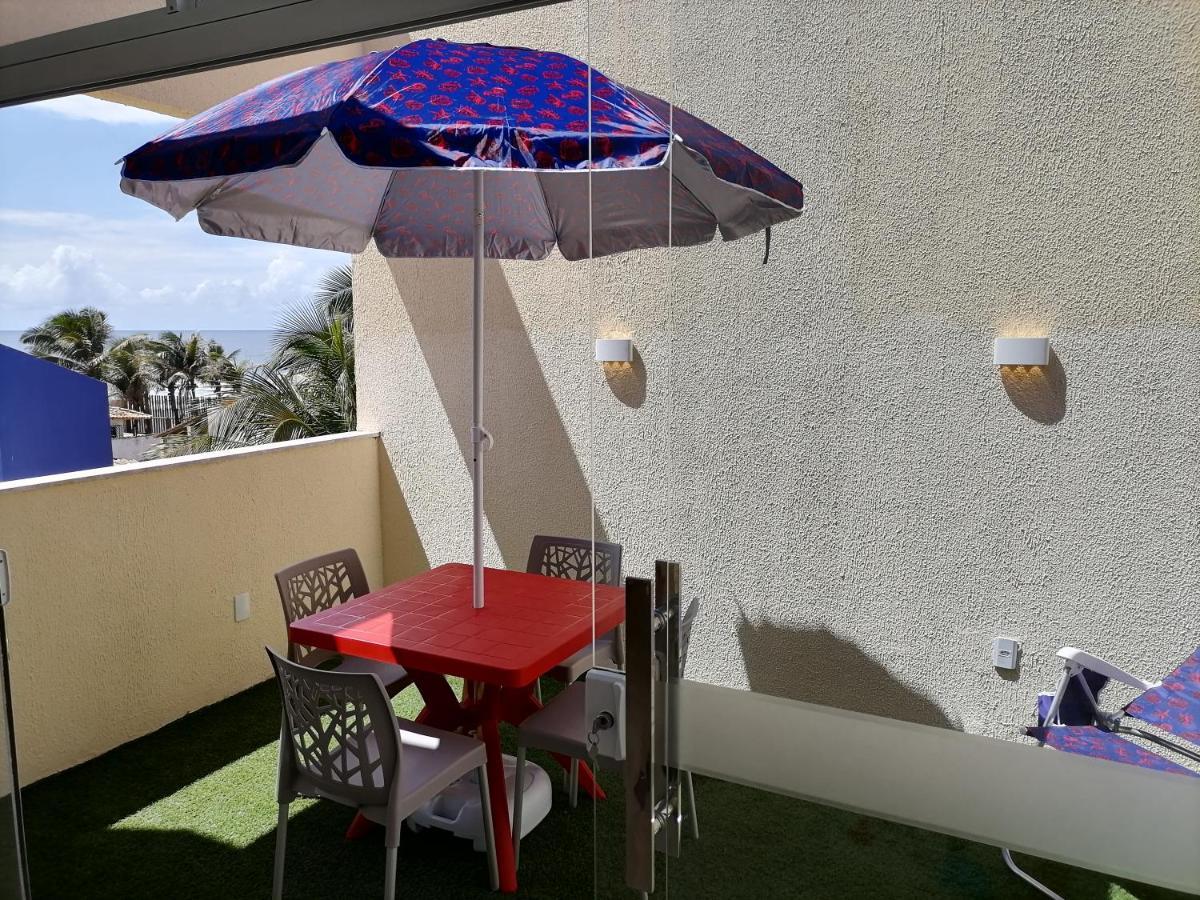 Triplex pé na areia com 3 suítes próximo Salvador Lauro de Freitas Esterno foto